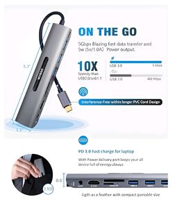 PRICE DROP🤑USB-C MULTIPORT HUB VEOOVE