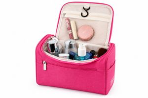 Pink Travel Toiletry Bag makeup