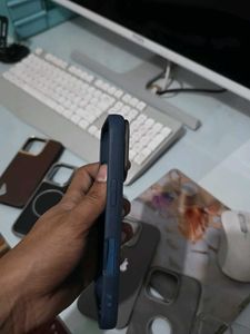 Blue Textured MagSafe Phone Case