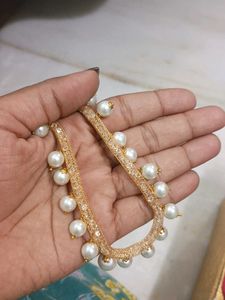 Elegant Pearl & CZ chain