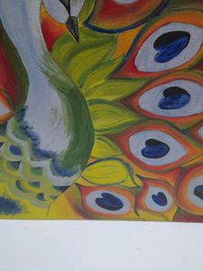 Hand made acrylic painting on canvas .Size - 18× 1