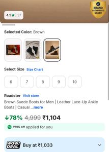 Stylish Brown Suede Boots