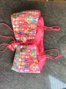 Embroidered Red Blouse