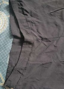 Black Palazzo Pants with Floral Print