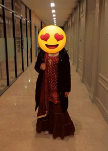 Elegant A Line Kurta With Gararah