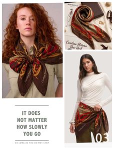 Designer Silk Scarf - Carolina Herrera