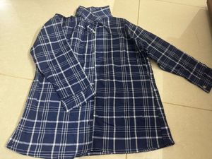 Classic Blue Plaid Women’s Shirt