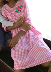 Cotton Frock (13 To 14 Years Girls)