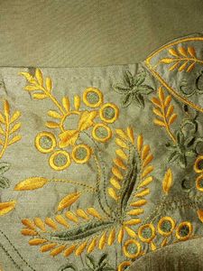 festive wear golden embroidered kurti jacket/shrug