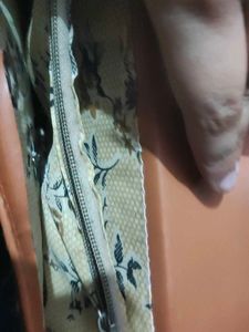 ESMODA Tan Faux Leather Clutch Bag