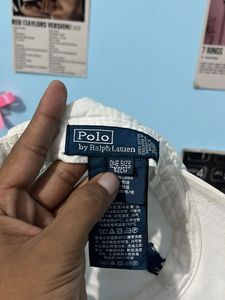White Polo Hat for kids