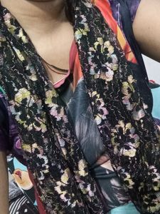 Floral Print Scarf