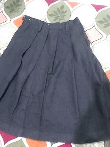 Pleated Midi Skirt