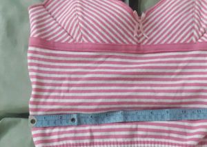 Cute Pink Striped Cami Top
