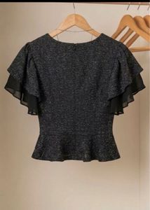Sparkly Ruffle Top