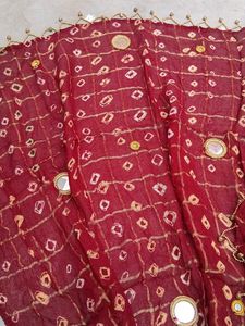 Ghatchola print ghunghru dupatta