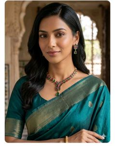 Stunning Emerald & Ruby Necklace Set