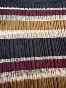 Striped Ribbed Knit Top