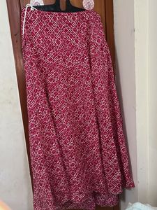 Stylish Pink Ethnic Skirt