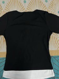 Black Henley Top with lace (elena gilbert core)