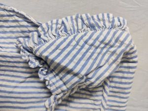 Blue Striped Top
