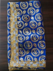 Blue Om Pattern Duppatta