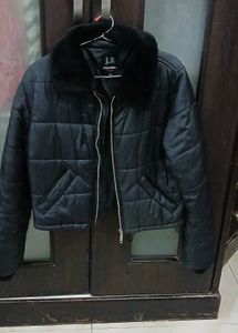 Jeffrey Rogers Black Puffer Jacket - M Size