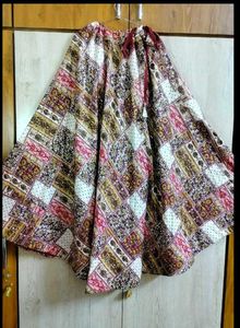 Bohemian Patchwork Maxi Skirt and blouse