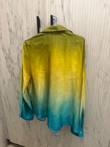 Ombre Button-Up Shirt