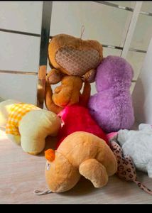 Assorted Plush Toys Set of 7