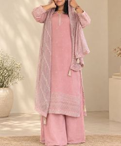 Elegant Pink Kurta Set with Dupatta
