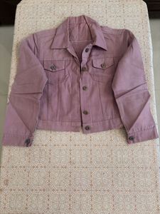 Women's Purple Denim Jacket