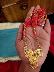 Elegant Gold-Toned Mangalsutra Necklace