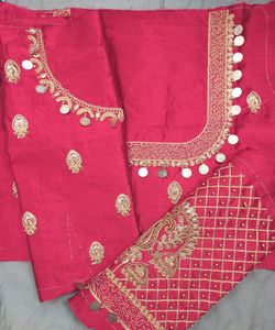 🔥 Price Drop 🆕️ Bridal Blouse : Ready To Stitch