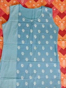 Kurti Combo - Blue &amp; Pink