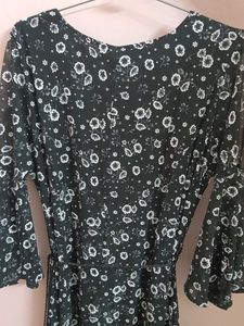 Chic Floral Print Dress