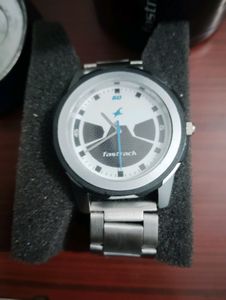 Fastrack Quartz Analog Multicoloured Dial Stainles