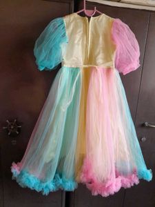 Rainbow Tulle Dress