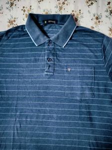 Men's Striped Polo T-Shirt