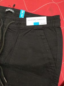 Zudio Men's Black Cargo Pants