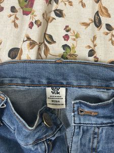 Wide Leg Denim Jeans