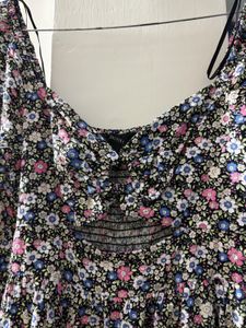 Floral Print Mini Dress