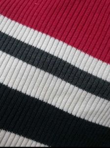 Striped Turtleneck Sweater