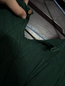 Green Embroidered kurta