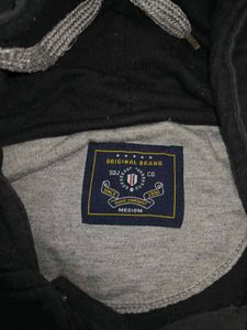 Vintage Style black Hoodie