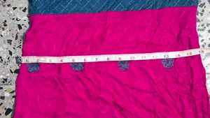 Free Delivery Elegant Kurta with Pink Embelli