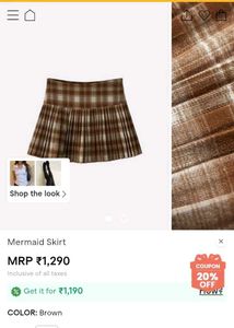 Plaid Pleated Savana Mini Skirt