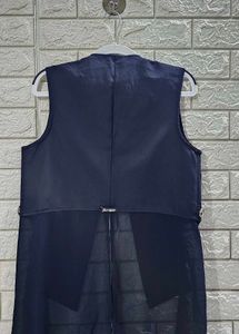 Sleeveless Black Vest