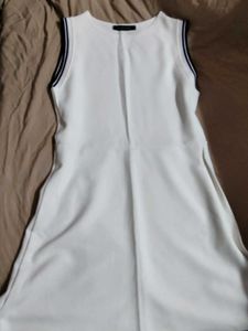 Classic White Sleeveless Dress