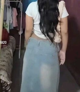 Denim Maxi Skirt